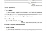 Free 11+ Sample General Partnership Agreement Templates In inside Business Partnership Contract Template Free