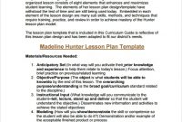 Free 11+ Sample Madeline Hunter Lesson Plan Templates In Pdf with Madeline Hunter Lesson Plan Template Blank
