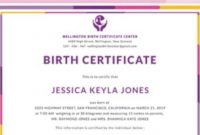 Free 12+ Sample Birth Certificates In Ms Word | Pdf regarding Official Birth Certificate Template