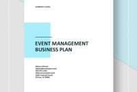 Free 13+ Event Plan Examples & Samples In Pdf | Word | Pages throughout Events Company Business Plan Template