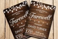 Free 13+ Farewell Party Invitation Templates In Psd | Eps with Farewell Invitation Card Template