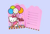 Free 15+ Hello Kitty Invitation Designs In Vector Eps | Ai for Hello Kitty Birthday Card Template Free