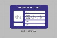 Free 16+ Membership Card Designs In Psd | Vector Eps with Membership Card Template Free