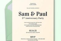 Free 16+ Sample Amazing Anniversary Invitation Templates In for Death Anniversary Cards Templates