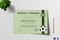 Free 16+ Sample Football Certificate Templates In Pdf | Psd for Football Certificate Template