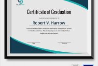 Free 19+ Graduation Certificates In Ai | Indesign | Ms Word with Graduation Certificate Template Word