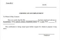Free 19+ Sample Employment Certificate Templates In Pdf | Psd inside Sample Certificate Employment Template