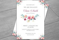 Free 24+ Engagement Invitation Templates In Psd | Ai | Ms intended for Engagement Invitation Card Template