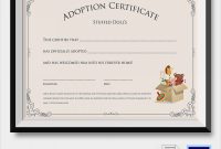 Free 25+ Sample Adoption Certificates In Ai | Indesign | Ms within Child Adoption Certificate Template
