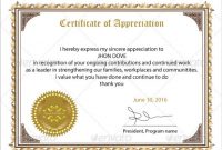 Free 35+ Sample Certificate Of Appreciation Templates In Pdf throughout Sample Certificate Of Recognition Template