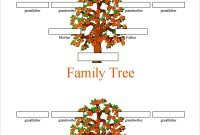 Free 6+ Sample 3 Generation Family Tree Templates In Ms Word regarding Blank Family Tree Template 3 Generations