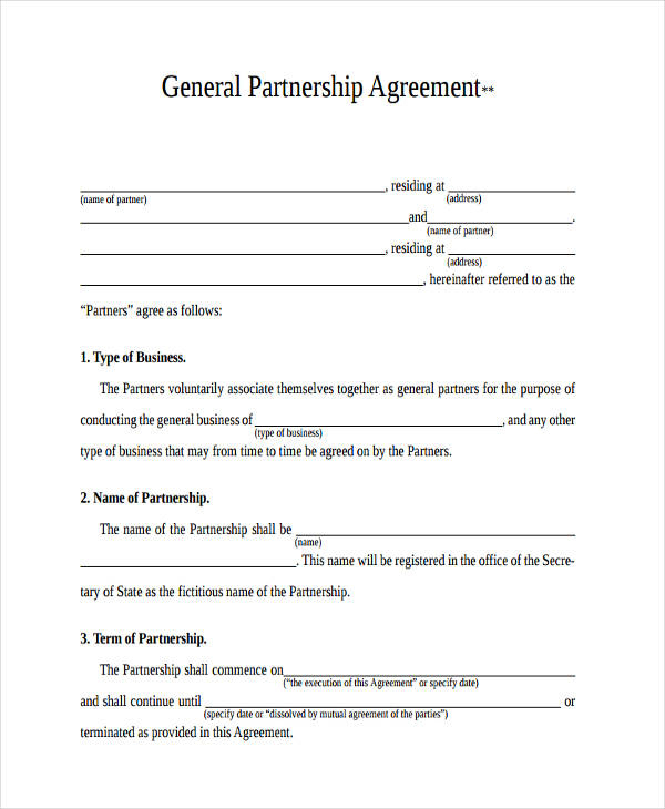Free 60+ Partnership Agreement Examples &amp; Samples In Pdf with Free Business Partnership Agreement Template Uk