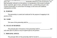 Free 7+ Sample Business Partner Agreement Templates In Pdf within Business Contract Template For Partnership