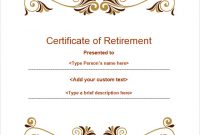 Free 7+ Sample Retirement Certificate Templates In Pdf | Ms pertaining to Retirement Certificate Template
