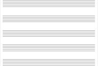 Free 8+ Sample Music Staff Paper Templates In Pdf | Ms Word with Blank Sheet Music Template For Word