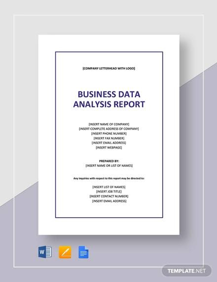Free 9+ Sample Business Analysis Reports In Pdf | Ms Word regarding Business Analyst Report Template