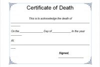 Free 9+ Useful Sample Death Certificate Templates In Pdf for Baby Death Certificate Template