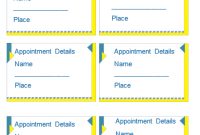 Free Appointment Card Templates (Word | Psd | Ai) regarding Medical Appointment Card Template Free