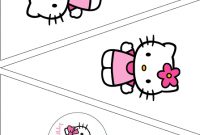 Free Banner – The Vintage Farmhouse: Hello Kitty Party with regard to Hello Kitty Banner Template