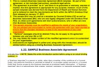 Free Business Associate Agreement Form Template – Hipaa And for Business Associate Agreement Hipaa Template