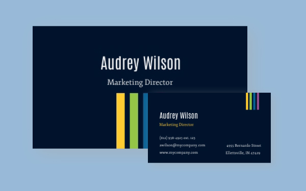 Free Business Card Maker | Visme with regard to Business Card Maker Template