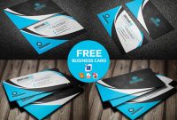 Free Business Card Template Psds For Photoshop 100% Free intended for Professional Business Card Templates Free Download