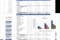 Free Business Plan Template For Word And Excel in Business Plan Financial Template Excel Download
