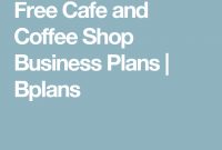 Free Cafe And Coffee Shop Business Plans | Bplans | Coffee with regard to Business Plan For Cafe Free Template