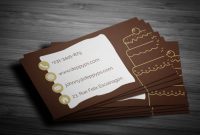 Free Cake Business Card in Cake Business Cards Templates Free