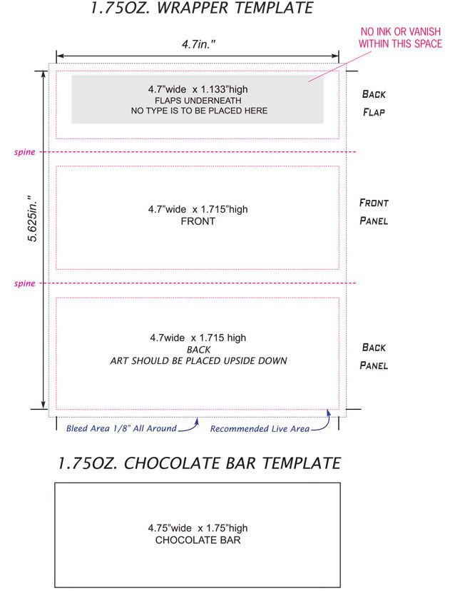 Free Candy Bar Wrapper Template Ednteeza | Chocolate Hershey in Blank Candy Bar Wrapper Template For Word