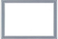 Free Certificate Border Templates Certificate Borders And with regard to Free Printable Certificate Border Templates