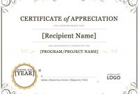 Free Certificate Of Appreciation | Search Results | Calend in Template For Certificate Of Appreciation In Microsoft Word