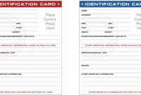 Free Child Id Card Template Beautiful Child Id Card Template regarding Id Card Template For Kids