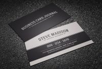 Free Classic Black & White Vintage Business Card Template intended for Black And White Business Cards Templates Free