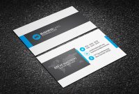 Free Clean Corporate Professional Business Card Template throughout Professional Name Card Template