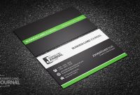 Free Clean &amp; Professional Corporate Business Card Design in Professional Name Card Template