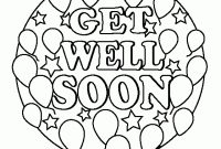 Free Coloring Pages Get Well Soon – Google Search | Get Well with Get Well Card Template