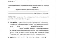 Free Commercial Lease Agreement Templates | Pdf | Word | Rtf within Business Lease Agreement Template