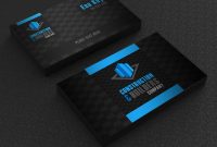 Free Construction Company Business Card Template Design - A for Construction Business Card Templates Download Free