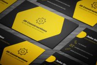 Free Construction Company Business Card Template throughout Company Business Cards Templates