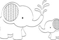 Free Digi Stamps. Very Cute! | Elephant Applique, Elephant pertaining to Blank Elephant Template