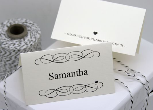 Free Diy Printable Place Card Template And Tutorial for Table Name Cards Template Free