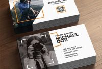 Free Download Stylish Photographer Business Cards Template inside Photography Business Card Templates Free Download