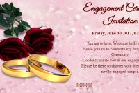 Free Engagement Invitation Card Maker & Online Invitations within Engagement Invitation Card Template