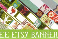 Free Etsy Banners – Pack 4 | Starsunflower Studio Blog in Free Etsy Banner Template
