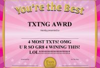 Free Funny Award Certificates Templates | Sample Funny Award with regard to Free Funny Certificate Templates For Word