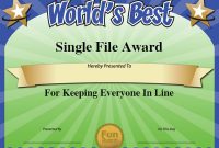 Free Funny Award Certificates Templates | Sample with Free Funny Certificate Templates For Word