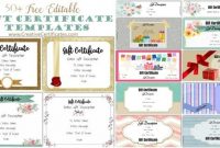 Free Gift Certificate Template | 50+ Designs | Customize with Fillable Gift Certificate Template Free