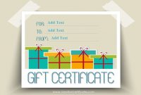 Free Gift Certificate Templates You Can Customize with regard to Magazine Subscription Gift Certificate Template