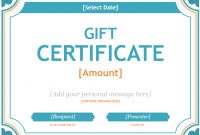 Free Gift Certificate Templates You Can Customize with regard to Microsoft Gift Certificate Template Free Word